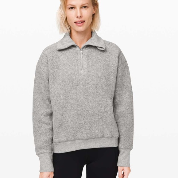Lululemon stand out Sherpa 1/2 zip - Picture 1 of 7